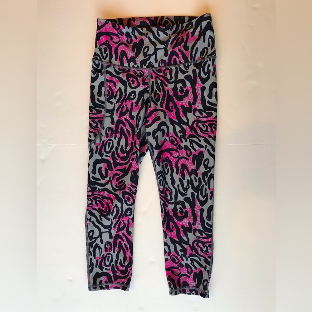 Under Armour Women’s Size S Multi Color Swirl Heatgear Ankle Leggings